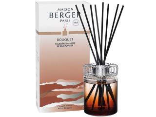 Maison Berger Paris – Land aroma difuzér s tyčinkami Amber Powder (Ambrový prach), zemitě hnědá 115 ml