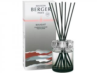 Maison Berger Paris – Land aroma difuzér s tyčinkami Wild Flower (Divoký bodlák), mechově zelená 115 ml