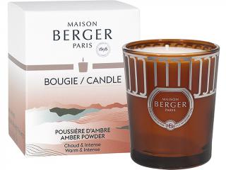 Maison Berger Paris – Land vonná svíčka Amber Powder (Ambrový prach), 180 g