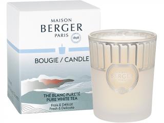 Maison Berger Paris – Land vonná svíčka Pure White Tea (Čistý bílý čaj), 180 g