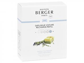 Maison Berger Paris – náplň vůně do auta Soap Memories (Mýdlové bublinky), 2 ks