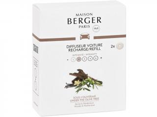 Maison Berger Paris – náplň vůně do auta Under the Olive Tree (Pod olivovníkem), 2 ks