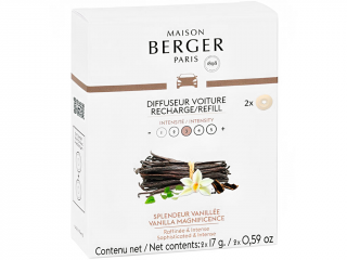 Maison Berger Paris – náplň vůně do auta Vanilla Magnificence (Velkolepá vanilka), 2 ks