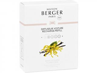Maison Berger Paris – náplň vůně do auta Ylang's Sun (Prosluněný Ylang), 2 ks