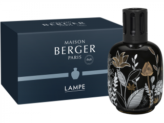 Maison Berger Paris – porcelánová katalytická lampa Végétale, černá