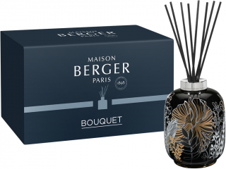 Maison Berger Paris – porcelánový difuzér s tyčinkami bez náplně Végétale, černá