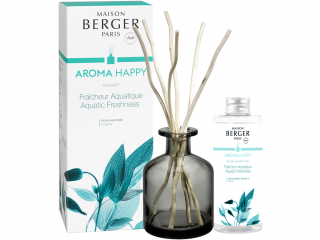 Maison Berger Paris – sada difuzér s tyčinkami a náplň Aroma Happy (Radost)