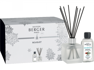 Maison Berger Paris – sada difuzér s tyčinkami Winter a náplň Festive Fir (Pod vánočním stromem)