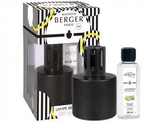 Maison Berger Paris – sada katalytická lampa Illusion černá a náplň Wilderness (Divočina)