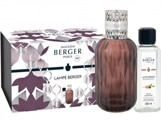 Maison Berger Paris – sada katalytická lampa Quintessence švestková a náplň Golden Wheat (Zlaté lány)