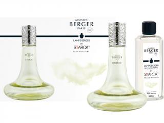 Maison Berger Paris – Starck® sada katalytická lampa a náplň Peau d'Ailleurs (Kůže odjinud), zelená