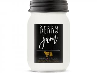 Milkhouse Candle Co. – vonná svíčka Berry Jam (Jahodová marmeláda), 368 g