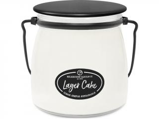 Milkhouse Candle Co. – vonná svíčka Layer Cake (Vanilkový dort), 454 g