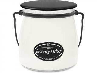 Milkhouse Candle Co. – vonná svíčka Rosemary & Mint (Rozmarýn a máta), 454 g