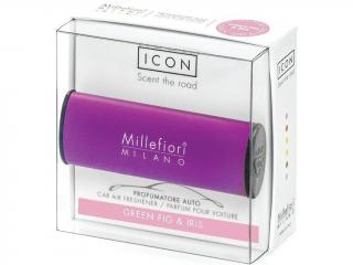 Millefiori – ICON vůně do auta Green Fig & Iris (Zelený fík a kosatec), fialová
