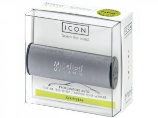 Millefiori – ICON vůně do auta Oxygen, stříbrná mat