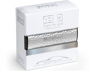 Millefiori – ICON vůně do auta Oxygen, stříbrná