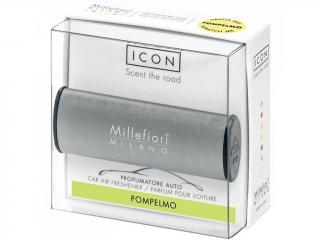 Millefiori – ICON vůně do auta Pompelmo (Grep), stříbrná mat