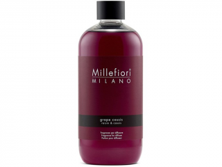 Millefiori – Milano náplň do difuzéru Grape Cassis (Hroznové víno a černý rybíz) Objem: 500 ml