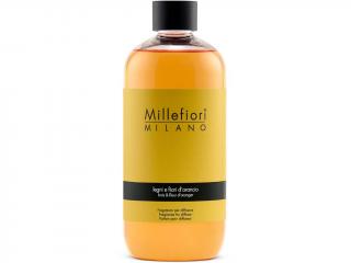 Millefiori – Milano náplň do difuzéru Legni e Fiori d’Arancio (Dřevo a pomerančové květy), 500 ml