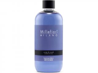 Millefiori – Milano náplň do difuzéru Violet & Musk (Fialka a pižmo), 500 ml