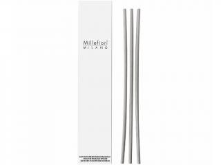 Millefiori Milano – tyčinky z textilního vlákna do aroma difuzéru Capsule a Vase, šedé 28 cm
