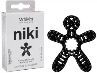 Mr&Mrs Fragrance – Niki náplň vůně do auta Sandal & Incense (Santalové dřevo a kadidlo)