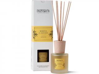Nasoterapia – aroma difuzér s tyčinkami Mimosa e Zagara (Mimóza a pomerančový květ), 100 ml