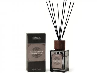 Nasoterapia – aroma difuzér s tyčinkami Tabacco Speziato e Ambra Pura (Kořeněný tabák a čistá ambra), 500 ml