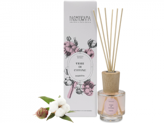 Nasoterapia – difuzér s tyčinkami Fiori di Cotone (Květy bavlníku), 100 ml