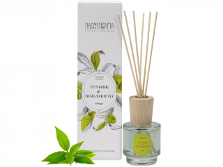 Nasoterapia – difuzér s tyčinkami Tè Verde e Bergamotto (Zelený čaj a bergamot), 100 ml