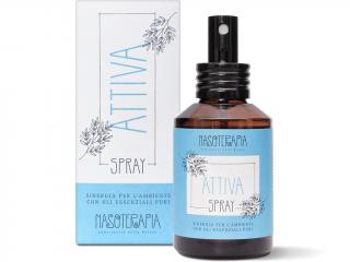 Nasoterapia – interiérový sprej s esenciálními oleji Attiva (Povzbuzení), 100 ml