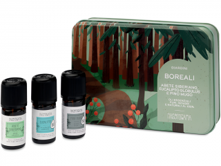 Nasoterapia – sada esenciálních olejů Giardini Boreali (Severský háj), 3 x 5 ml