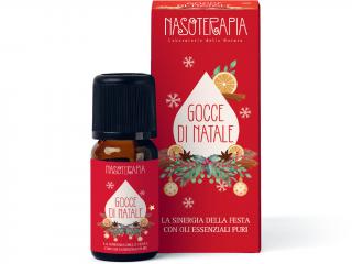 Nasoterapia – směs esenciálních olejů Gocce di Natale (Vánoční kapky), 10 ml