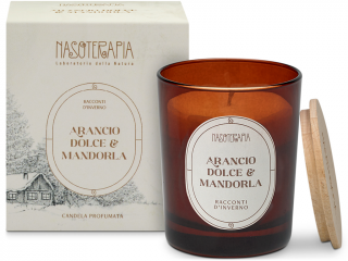 Nasoterapia – svíčka Arancio Dolce e Mandorla (Sladký pomeranč a mandle), 180 g