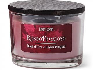 Nasoterapia – vonná svíčka Rosso Prezioso (Červené víno), 140 g