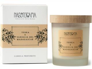 Nasoterapia – vonná svíčka Tonka e Vaniglia del Madagascar (Tonka boby a vanilka), 180 g