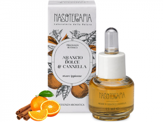 Nasoterapia – vonný olej Arancio Dolce e Cannella (Pomeranč a skořice), 15 ml