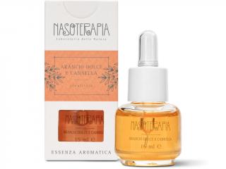 Nasoterapia – vonný olej Arancio e Cannella (Pomeranč a skořice), 15 ml