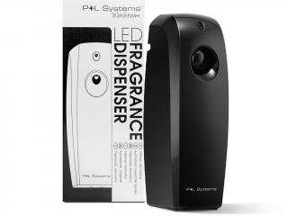 P+L Systems – aroma difuzér s časovačem na baterie, černá