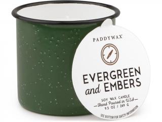 Paddywax – Alpine vonná svíčka Evergreen & Embers (Jehličí a žhavé uhlíky), 269 g