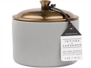 Paddywax – Hygge vonná svíčka Vetiver & Cardamom (Vetiver a kardamom), 141 g