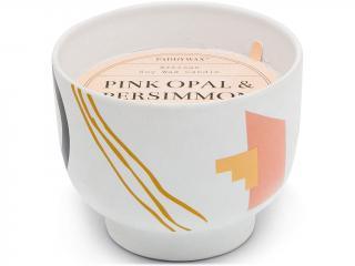 Paddywax – Wabi Sabi vonná svíčka Pink Opal & Persimmon (Růžový opál a kaki), 340 g