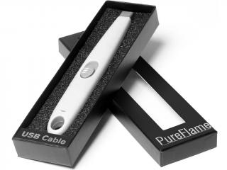 PureFlame – plazmový zapalovač s USB nabíjením, bílá
