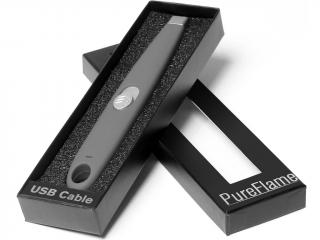 PureFlame – plazmový zapalovač s USB nabíjením, šedá