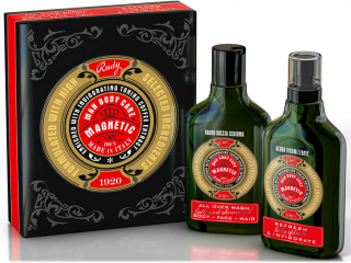 Rudy Profumi – dárková sada tělové kosmetiky pro muže Magnetic, 2x250 ml