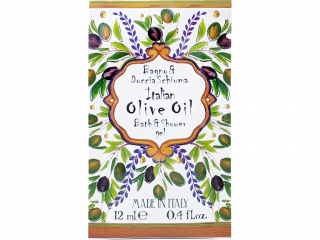 Rudy Profumi – vzorek sprchový gel a pěna do koupele Italian Olive Oil (Italský olivový olej), 12 ml