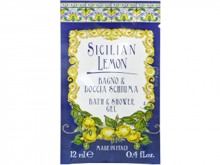 Rudy Profumi – vzorek sprchový gel a pěna do koupele Sicilian Lemon (Sicilský citron), 12 ml