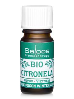 Saloos – BIO esenciální olej Citronela, 5 ml