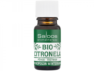 Saloos – BIO esenciální olej Citronela (Cymbopogon winterianus), 5 ml